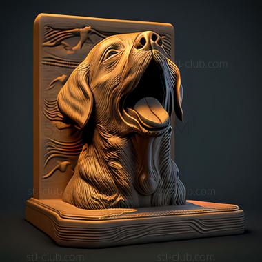 3D model Dog Afternoon movie (STL)